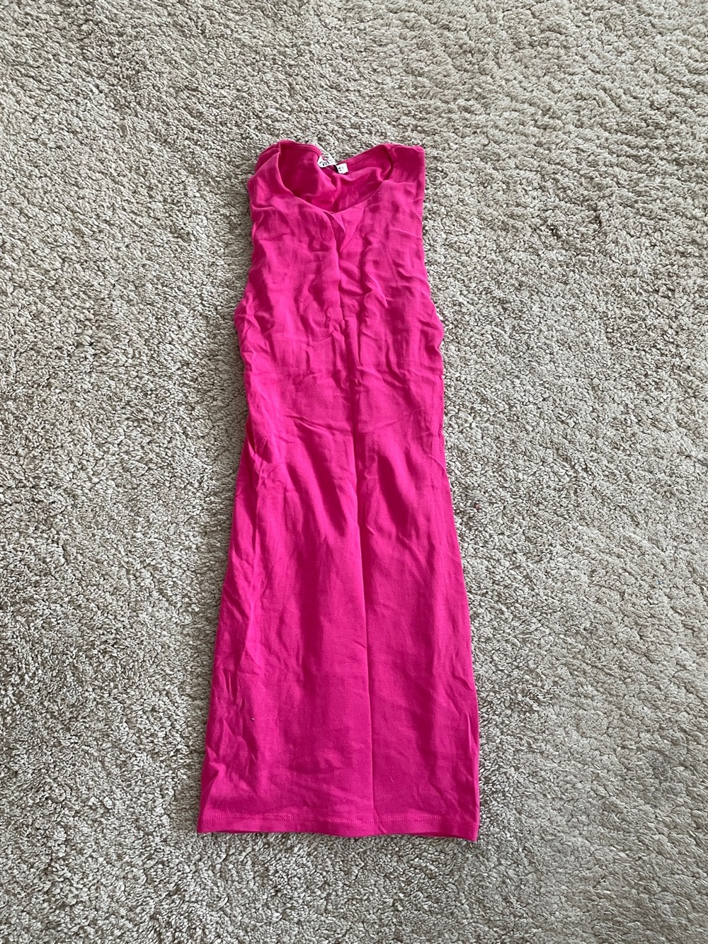 Fuchsia Bodycon Mini Dress